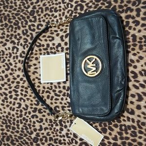 Michael Michael Kors Fulton Leather Small Chain Shoulder Flap Bag NWT